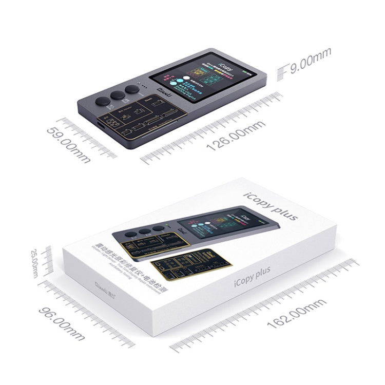 Qianli iCopy Plus 3 en 1 programmeur de réparation de couleur d'écran LCD d'origine pour iPhone