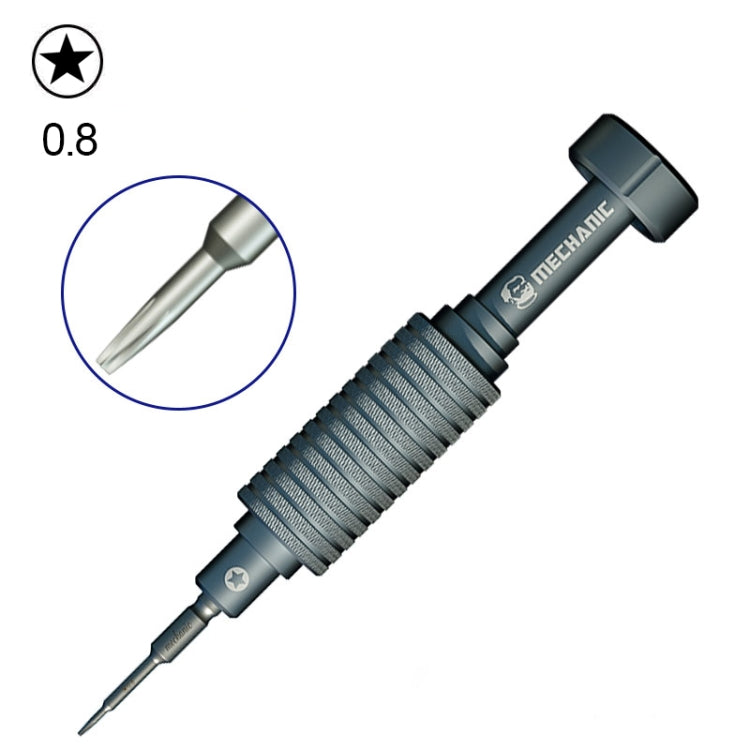 Mortier mécanique Mini iShell Five Star 0.8mm, tournevis de précision pour réparation de téléphone