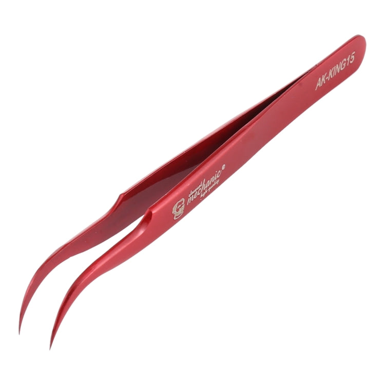 Pincettes incurvées MÉCANICIEN AK-KING15, pincettes durables à haute ténacité