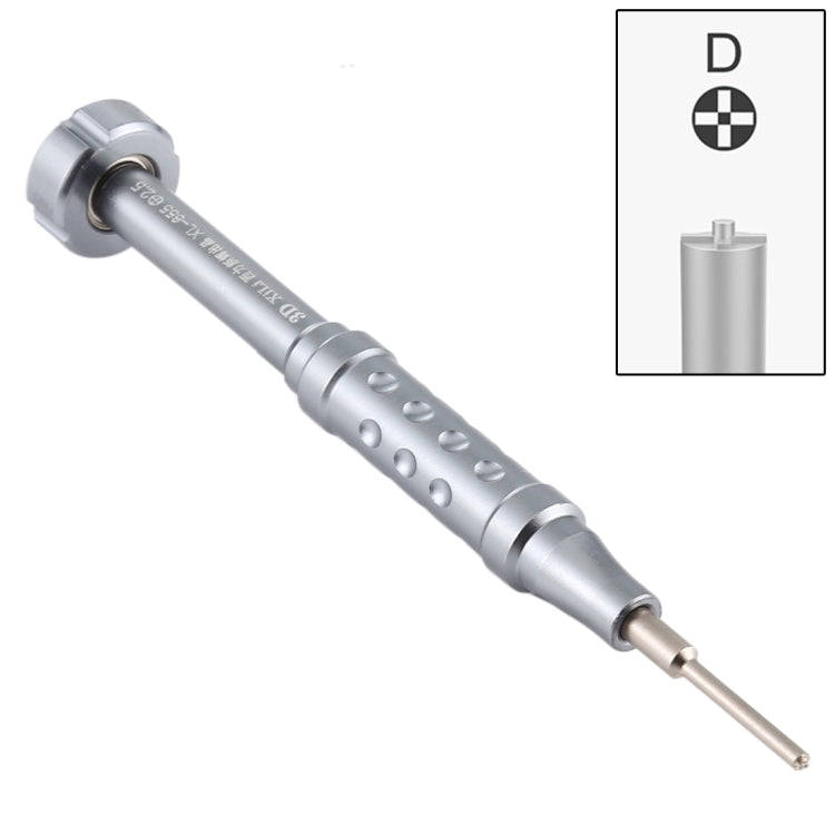 XL-655 3D antidérapant pointe croisée creuse lunette centrale 2.5 tournevis