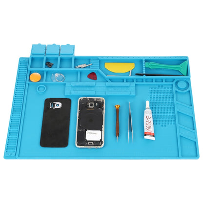 Tapis de réparation ESD résistant à la chaleur isolant S-170 avec magnétique, taille: 48 x 32 cm