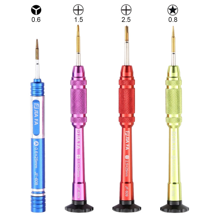 JIAFA Kit d'outils de tournevis d'outil à main de réparation 15 en 1 pour la série iPhone