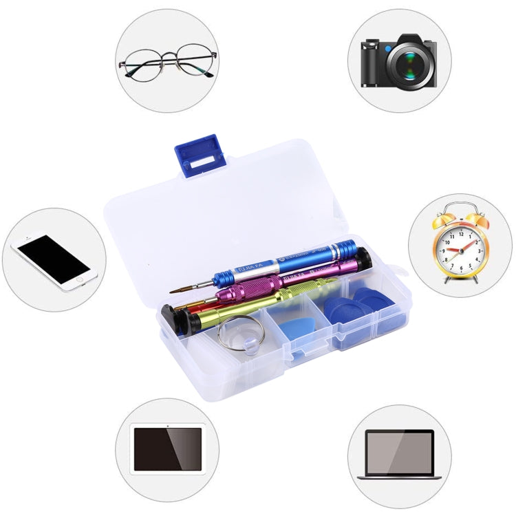 JIAFA Kit d'outils de tournevis d'outil à main de réparation 15 en 1 pour la série iPhone