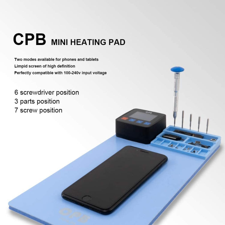 CPB CP300 – coussin chauffant pour écran LCD, outil de réparation sûr, prise américaine