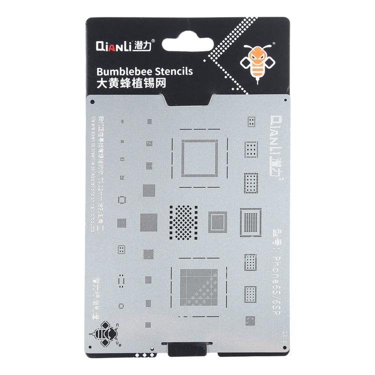 Qianli QS02 pochoirs bourdon BGA Reballing plantation plaque en fer blanc pour iPhone 6s/6s Plus