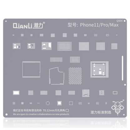 Pochoir bourdon de remplacement QIANLI QS06 pour iPhone 11/11 Pro/Max