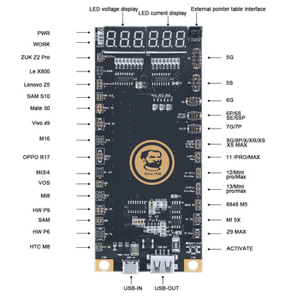 Carte de détection d'activation de batterie mécanique BA27, pour iPhone 5-13 Pro Max/téléphone Android