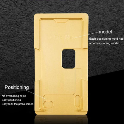 Moule de positionnement d'écran de presse avec ressort pour iPhone X / XS
