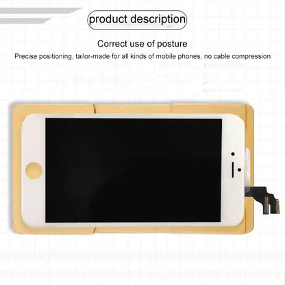 Moule de positionnement d'écran de presse avec ressort pour iPhone XR / 11