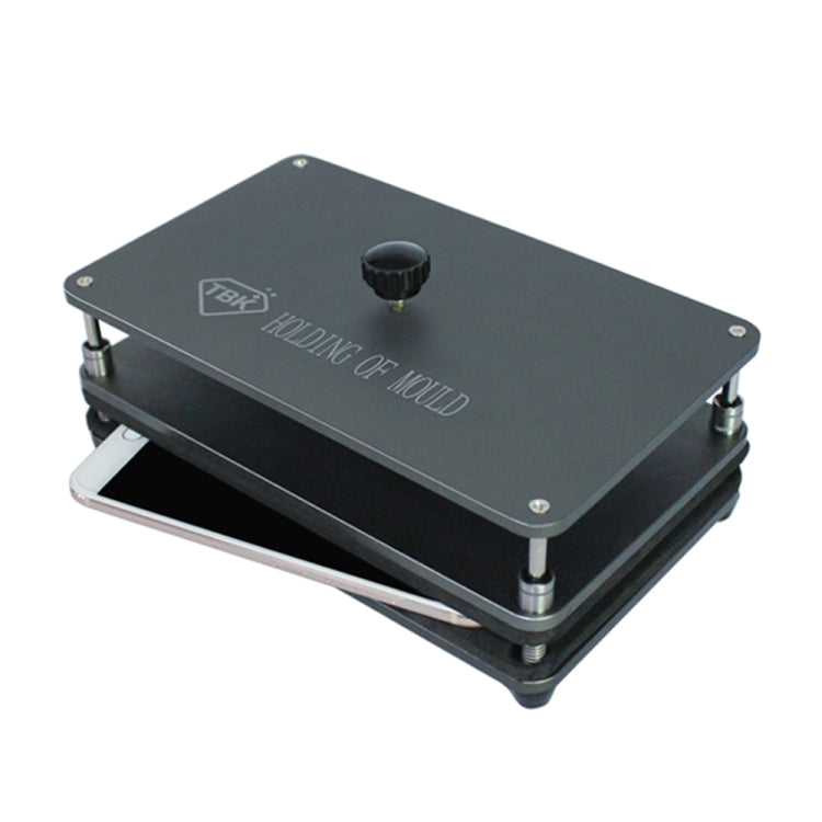 TBK TBK201 moule de maintien de pression universel moule d'ajustement d'écran de pression moule de compression de positionnement de couverture arrière de téléphone portable pour iPhone X