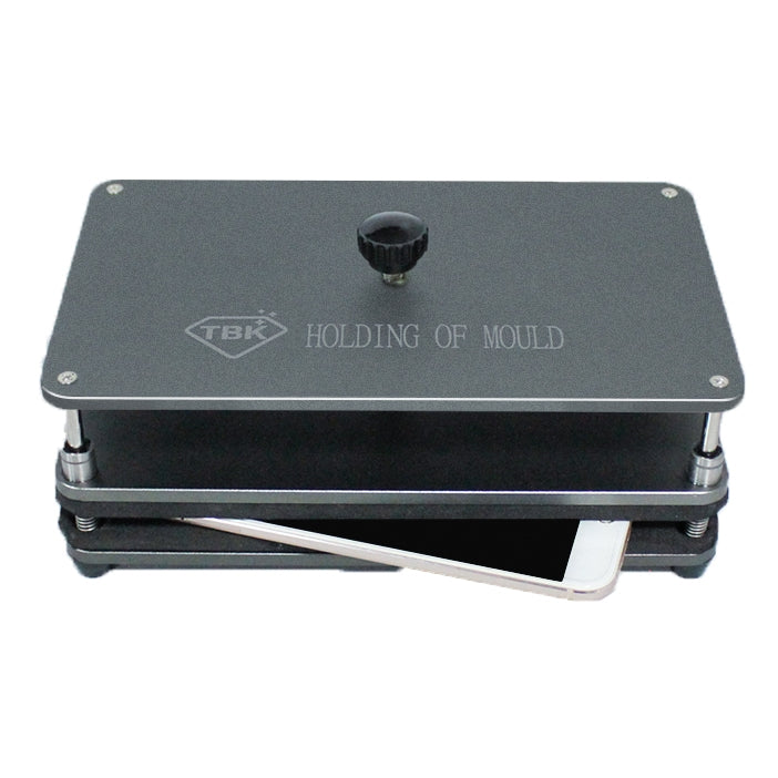 TBK TBK201 moule de maintien de pression universel moule d'ajustement d'écran de pression moule de compression de positionnement de couverture arrière de téléphone portable pour iPhone X