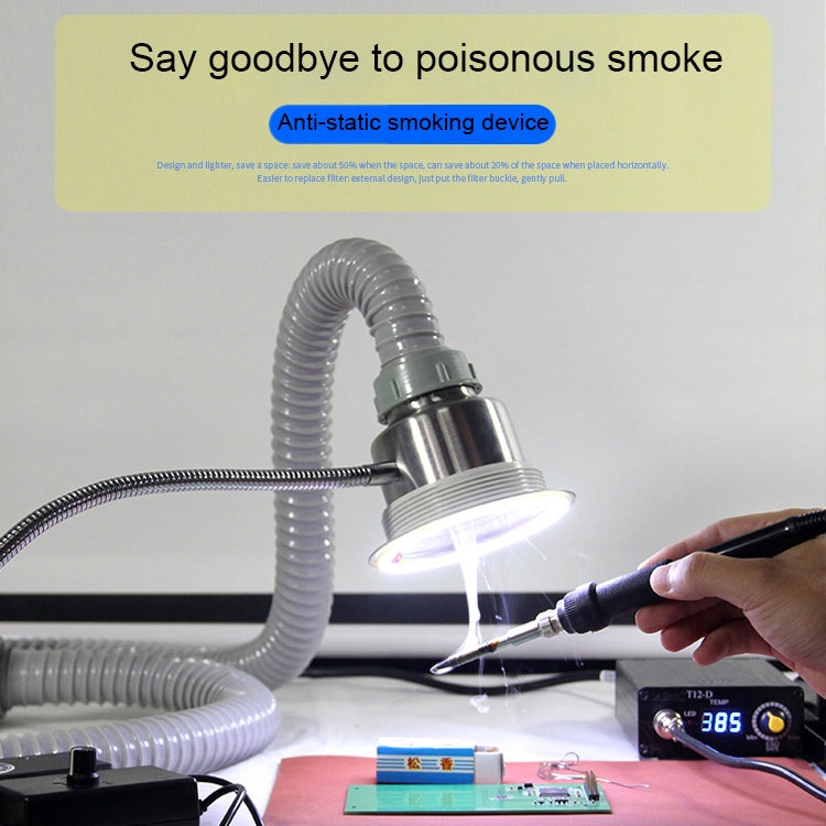 TBK – Instrument d'aspiration de fumée antistatique, puce de téléphone portable, Circuit imprimé, évacuateur de fumée de soudage