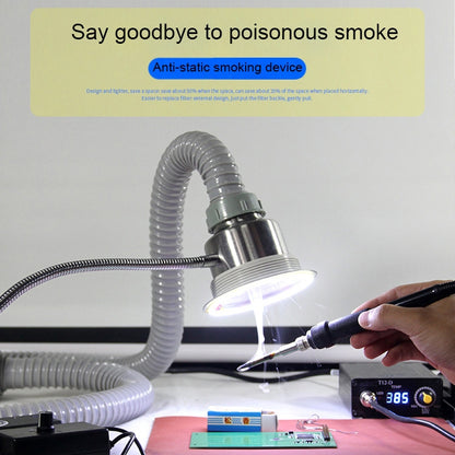 TBK – Instrument d'aspiration de fumée antistatique, puce de téléphone portable, Circuit imprimé, évacuateur de fumée de soudage
