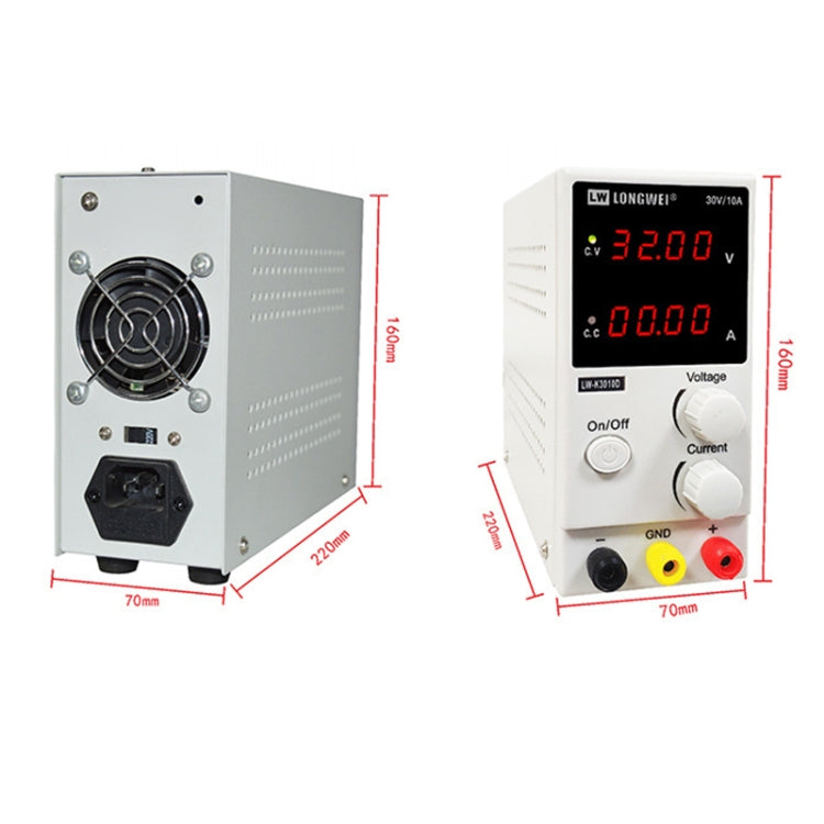 K3010D 30V 10A DC alimentation régulée régulateur de tension de réparation de téléphone