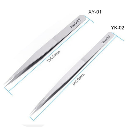Qianli iNeezy YK-02 pince à épiler extra-pointue épaissie en acier inoxydable pince à épiler pointue