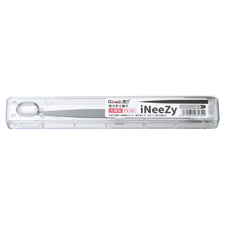 Qianli iNeezy FX-03 pince à épiler extra-pointue épaissie en acier inoxydable pince à épiler pointue