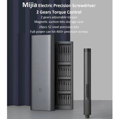 Kit de tournevis électrique de précision d'origine Xiaomi Mijia 25 en 1 boîtier en aluminium magnétique Rechargeable