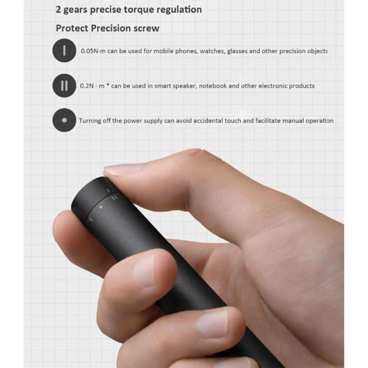 Kit de tournevis électrique de précision d'origine Xiaomi Mijia 25 en 1 boîtier en aluminium magnétique Rechargeable
