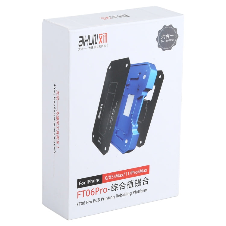 AIXUN FT06 Pro 6 en 1 plate-forme de reballage d'impression de PCB pour iPX-iP11 Pro Max