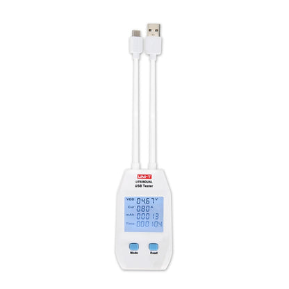Voltmètre ampèremètre USB UNI-T, testeur UT658DUAL
