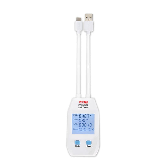 Voltmètre ampèremètre USB UNI-T, testeur UT658DUAL