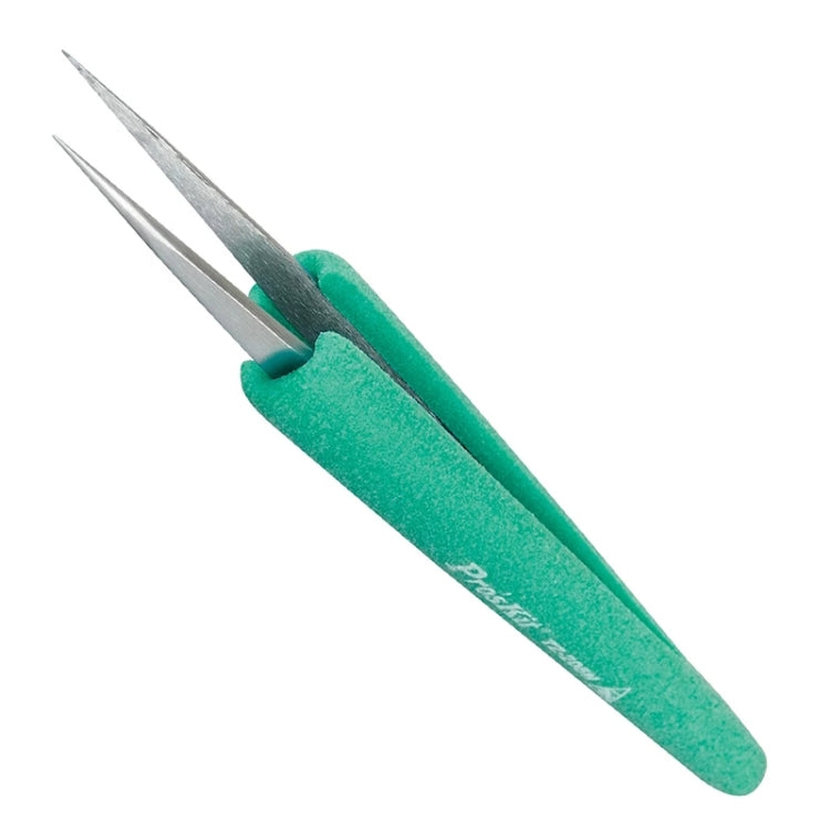Pincettes antistatiques antidérapantes à pointe longue TZ-205N