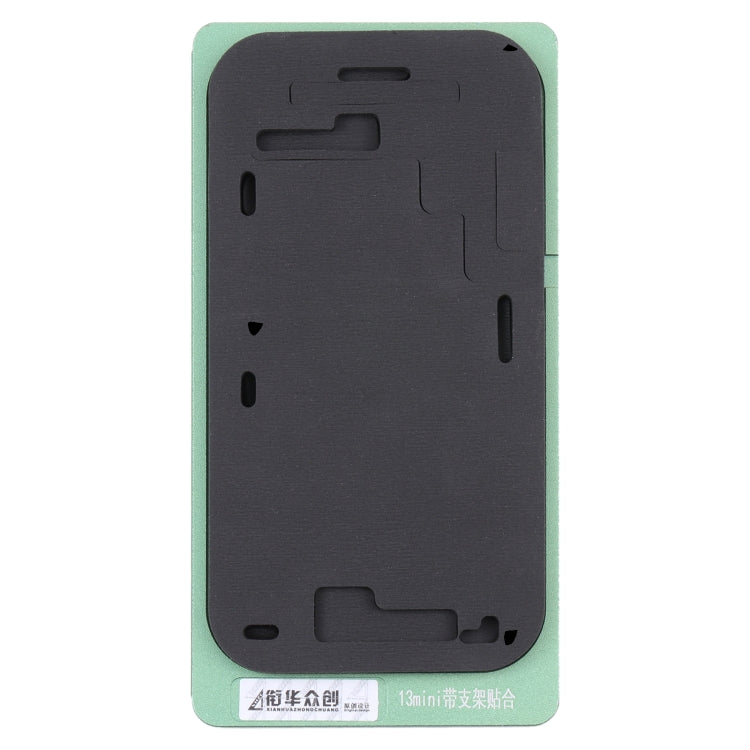 Écran LCD avec cadre, tapis de positionnement, moule fixe pour iPhone 13 Mini