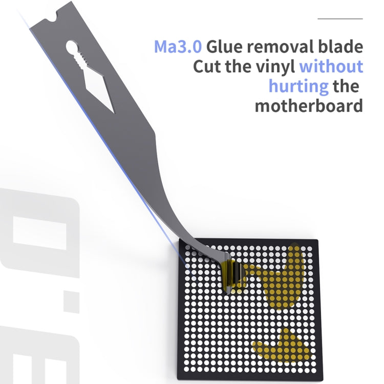 18 types de colle IC CPU 3 en 1 pour enlever le couteau fait à la main, MA:3.0