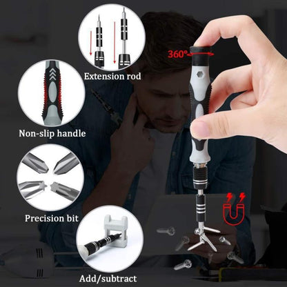 Kit de tournevis magnétique de précision 122 en 1