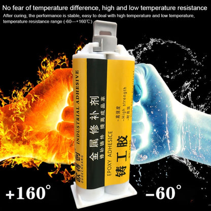 Colle AB fer acier inoxydable alliage d'aluminium réparation domestique colle à souder à séchage rapide