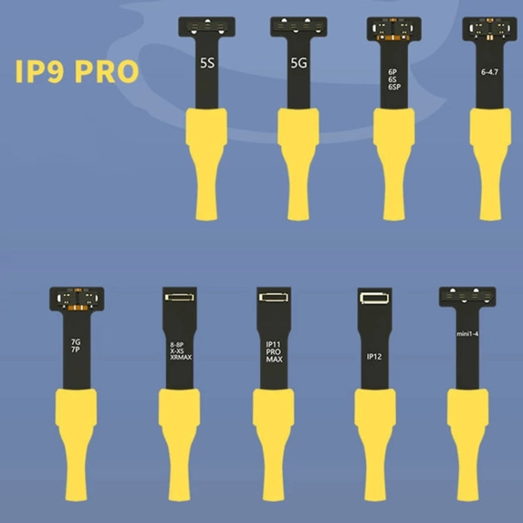 Câble de test de batterie de démarrage mécanique iP9 PRO pour iPhone 5-12 Pro Max / iPad Mini