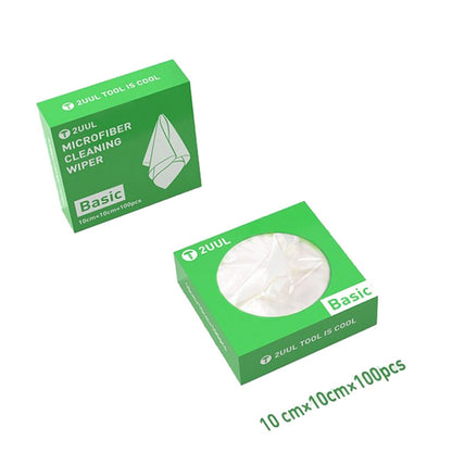 Essuie-glace de nettoyage en microfibre 2UUL 10x10cm, chiffon antistatique sans poussière