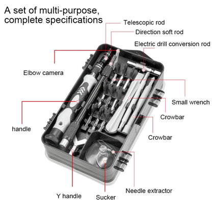 Outil de démontage de téléphone portable, bricolage 138 en 1, réparation d'horloge, outil multifonction, jeu de tournevis