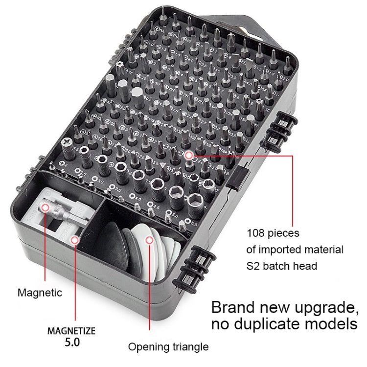 Outil de démontage de téléphone portable, bricolage 138 en 1, réparation d'horloge, outil multifonction, jeu de tournevis