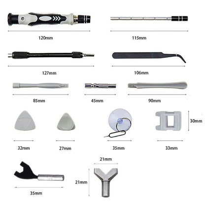 Outil de démontage de téléphone portable, bricolage 138 en 1, réparation d'horloge, outil multifonction, jeu de tournevis
