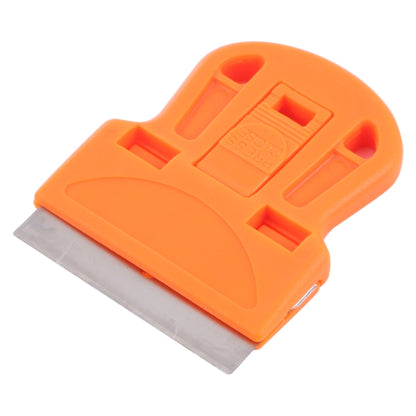 Raclette dissolvant de colle, nettoyeur d'autocollants, grattoir à poignée en plastique