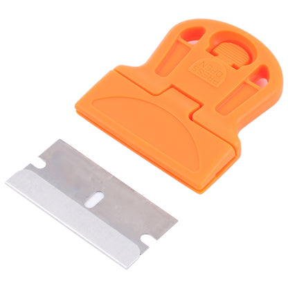 Raclette dissolvant de colle, nettoyeur d'autocollants, grattoir à poignée en plastique