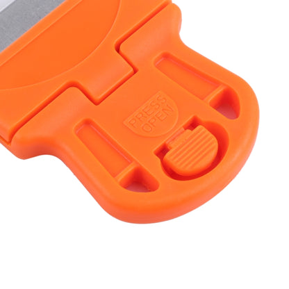 Raclette dissolvant de colle, nettoyeur d'autocollants, grattoir à poignée en plastique