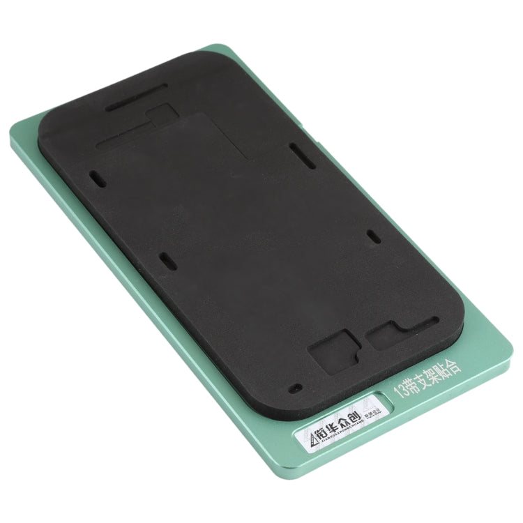 Écran LCD avec tapis de positionnement de cadre, moule fixe pour iPhone 13
