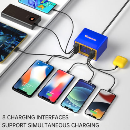 Mécanicien icharge 8M QC 3.0 USB chargeur intelligent prise en charge charge rapide avec LCD, prise ue