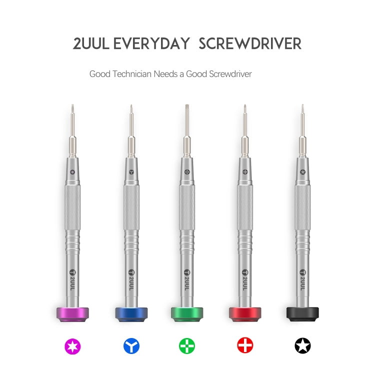 Jeu de tournevis d'arbre moteur coloré 2UUL