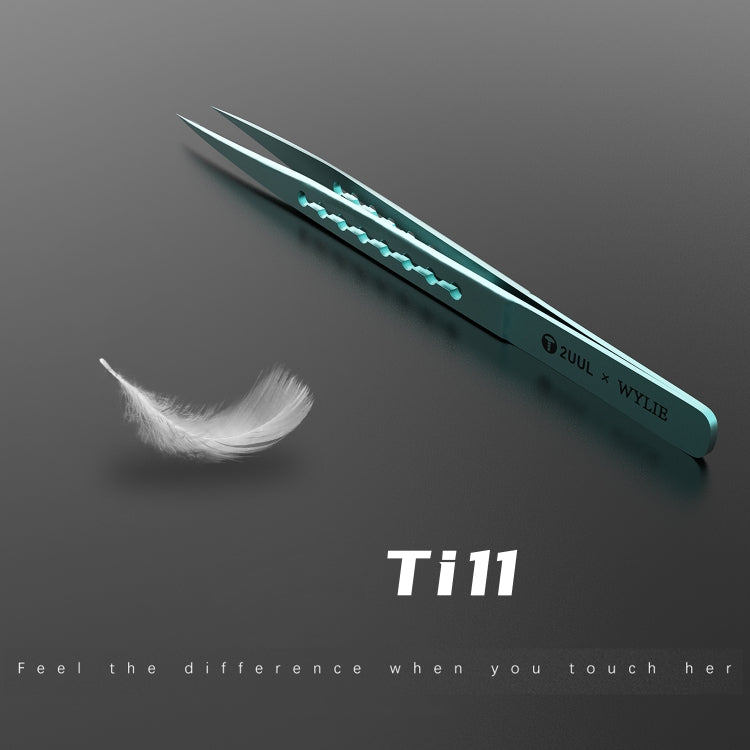 Pincettes à pointe droite en alliage de titane 2UUL & WYLIE Ti11