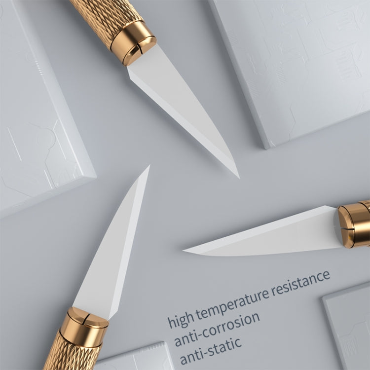 Ensemble de couteaux en céramique antistatique Mijing 3 en 1