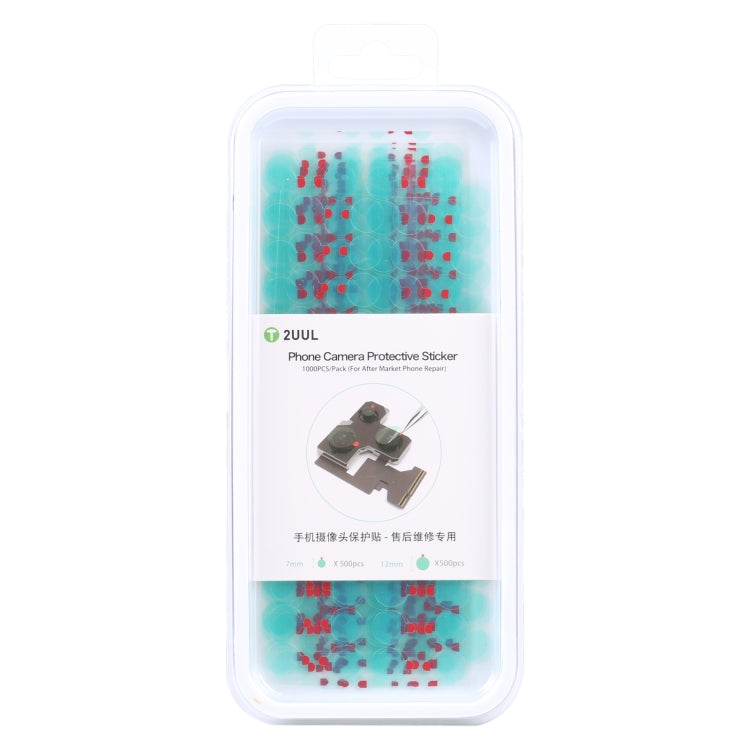 2UUL 1000 pièces/ensemble autocollant de protection pour caméra de téléphone pour la réparation de téléphone après-vente