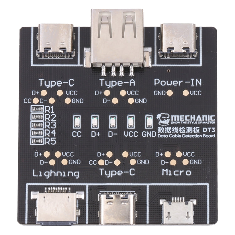 Carte de détection de câble de données USB DT3, testeur de commutation marche-arrêt de court-circuit