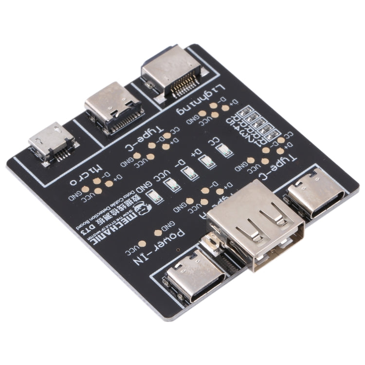 Carte de détection de câble de données USB DT3, testeur de commutation marche-arrêt de court-circuit