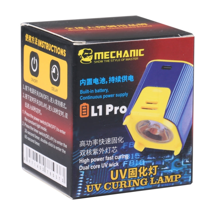 MECHANIC L1 Pro – lampe à double lampe intelligente, lampe à polymérisation UV