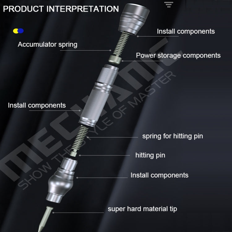 Stylo de sablage pour couverture arrière en verre de téléphone Mechanic iRock 5