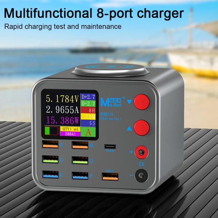 Chargeur USB PD sans fil multiport MaAnt Dianba NO.1, prise américaine
