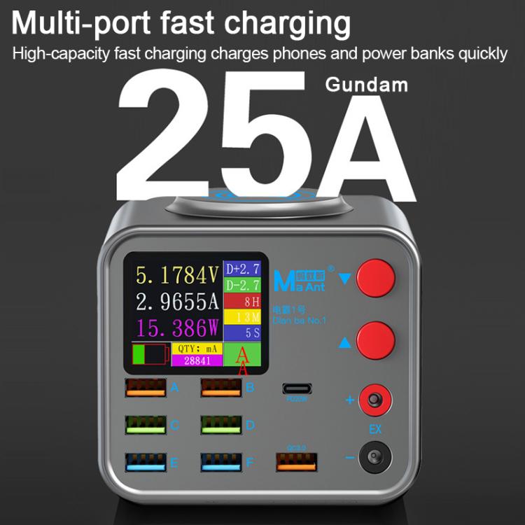 Chargeur USB PD sans fil multiport MaAnt Dianba NO.1, prise américaine